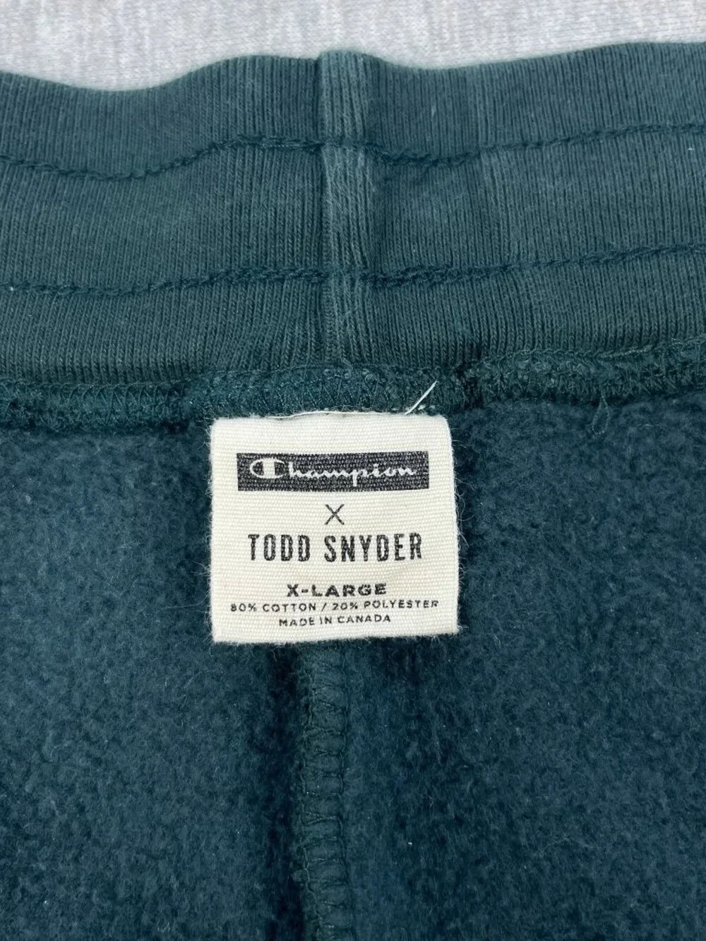 Champion x Todd Snyder Sweat Shorts Mens/Unisex XL Green 6.5